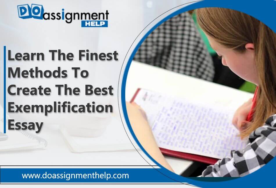 write an exemplification essay