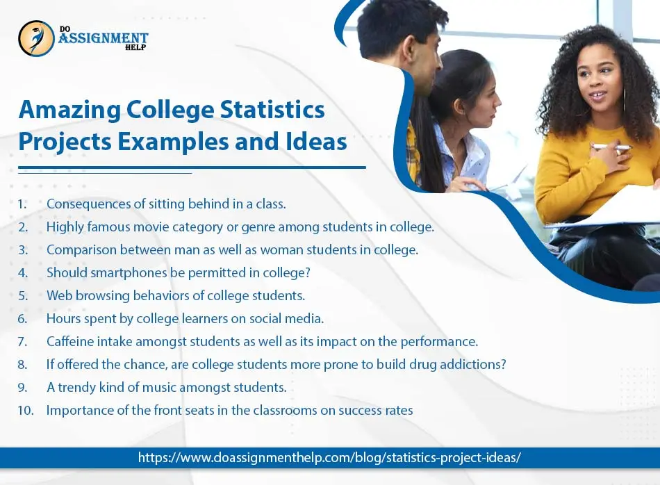 College Statistics Projects Examples and Ideas