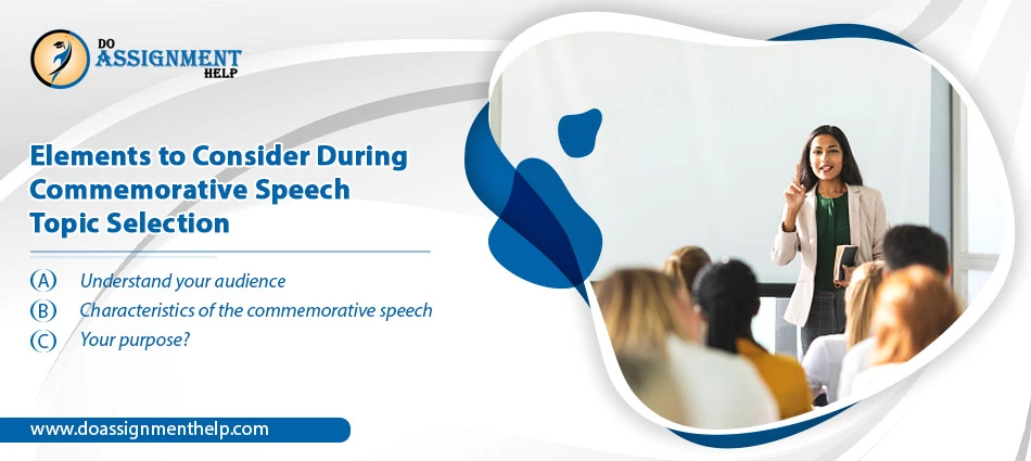 Commemorative Speech Topic Selection